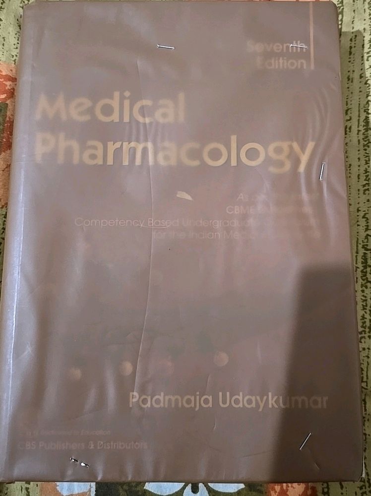 MBBS Medical Pharmacology Book