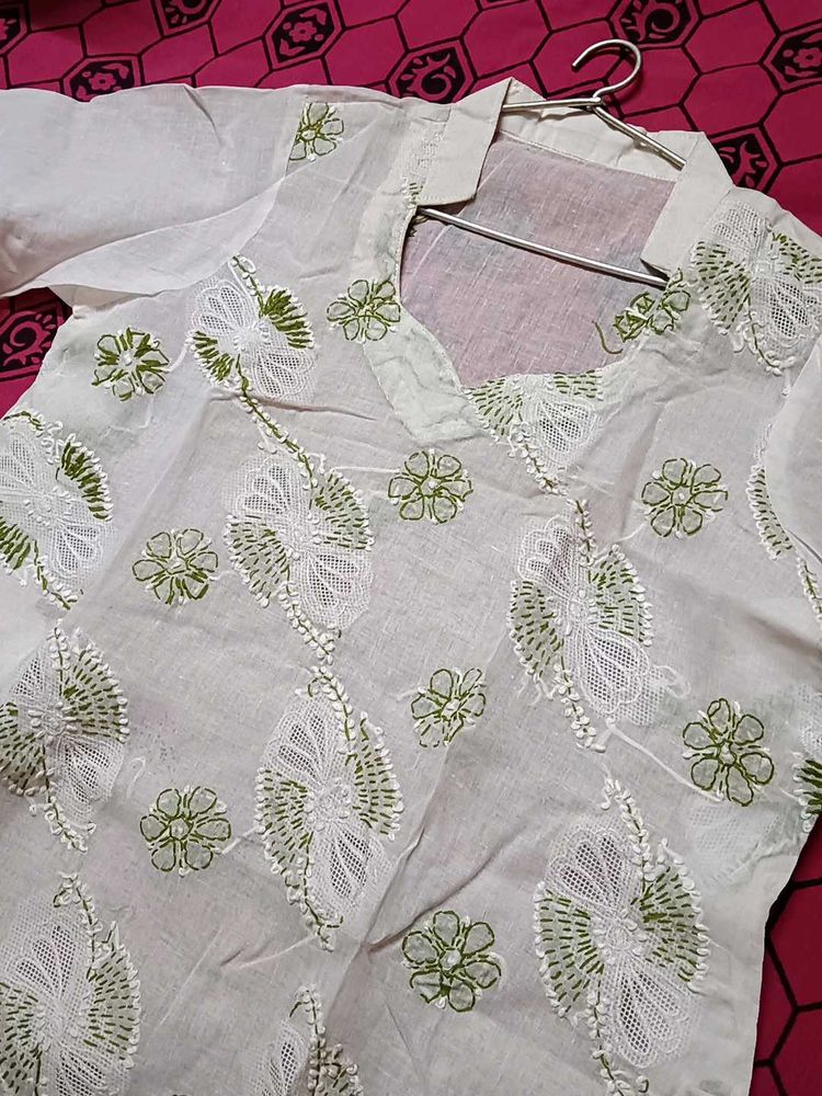 Chikankari Kurti Bought From Lucknow