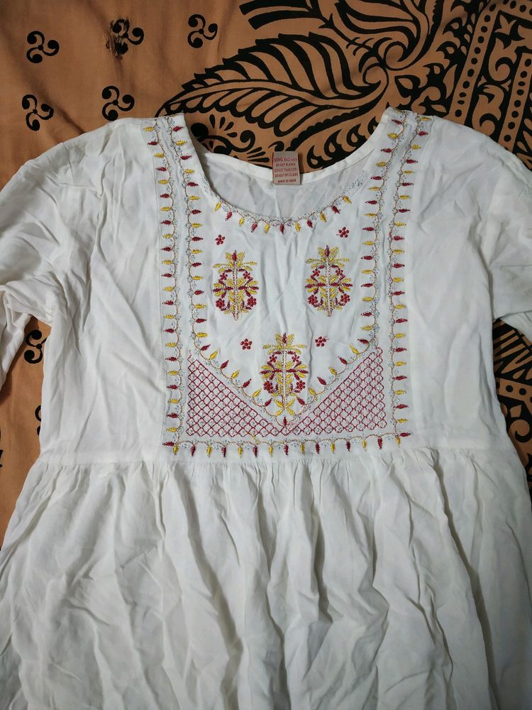 White Kurti for Women