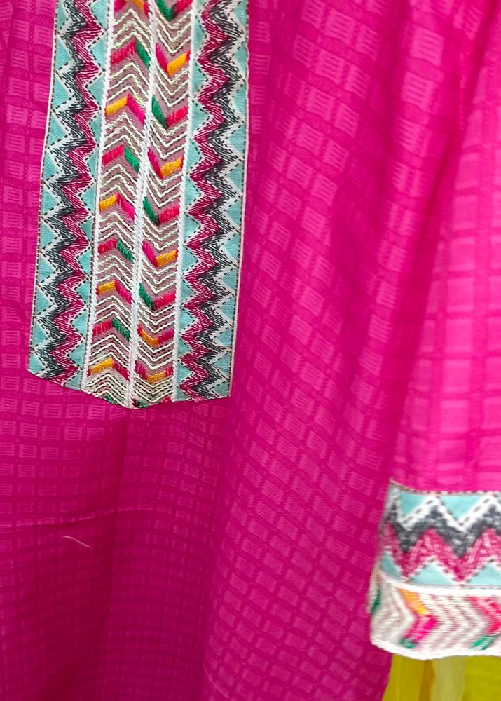 Multicoured Kurti Designed