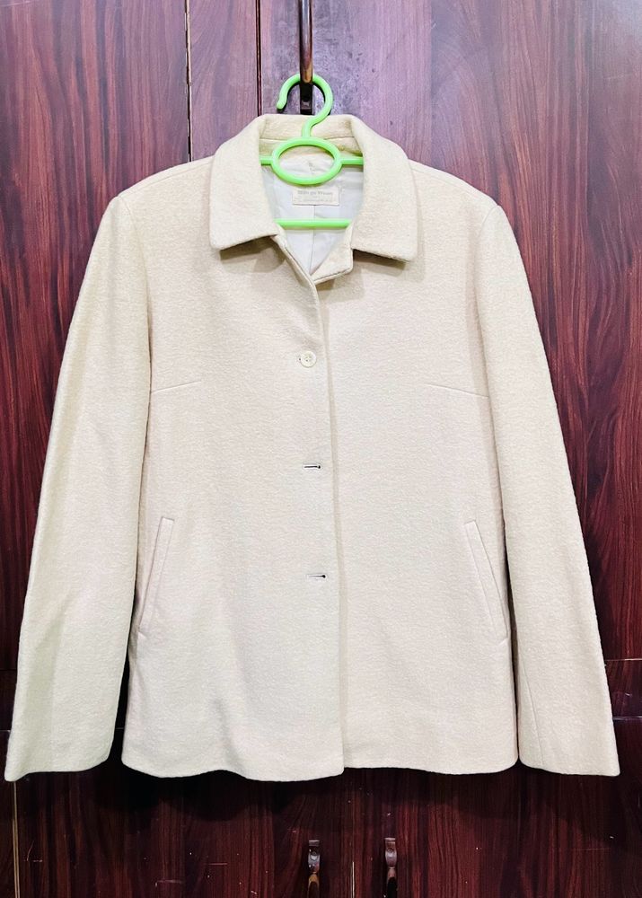 Beige Overcoat