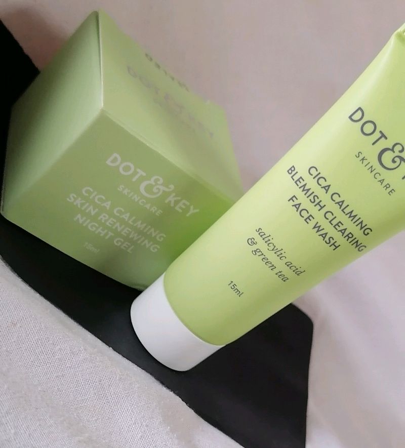 DOT & KEY  Face Wash & Night Gel