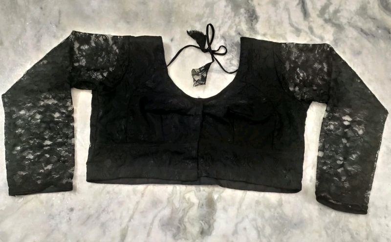 Black Neted Blouse