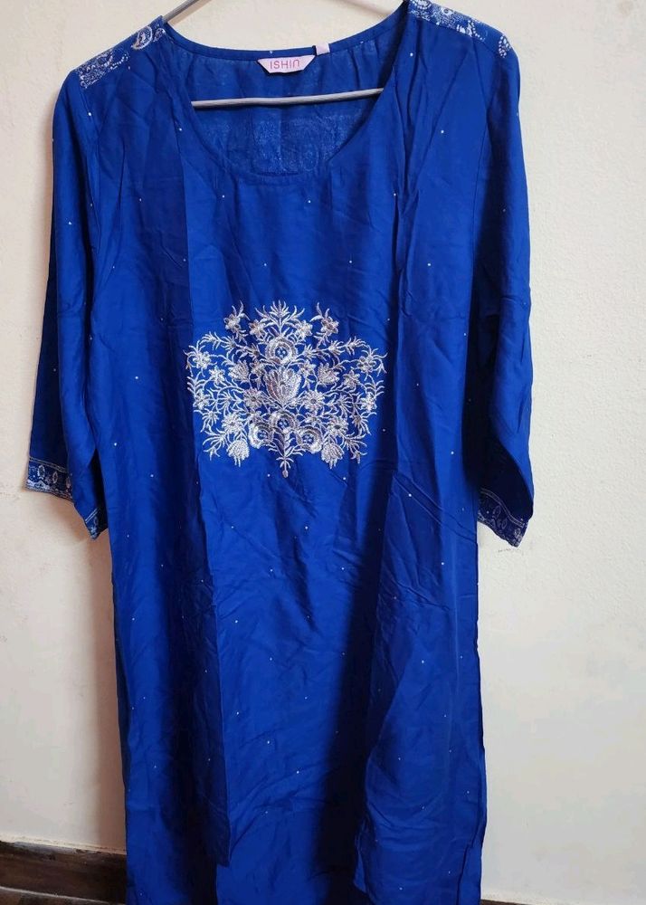 Blue Women's Kurta Set (Brand New)