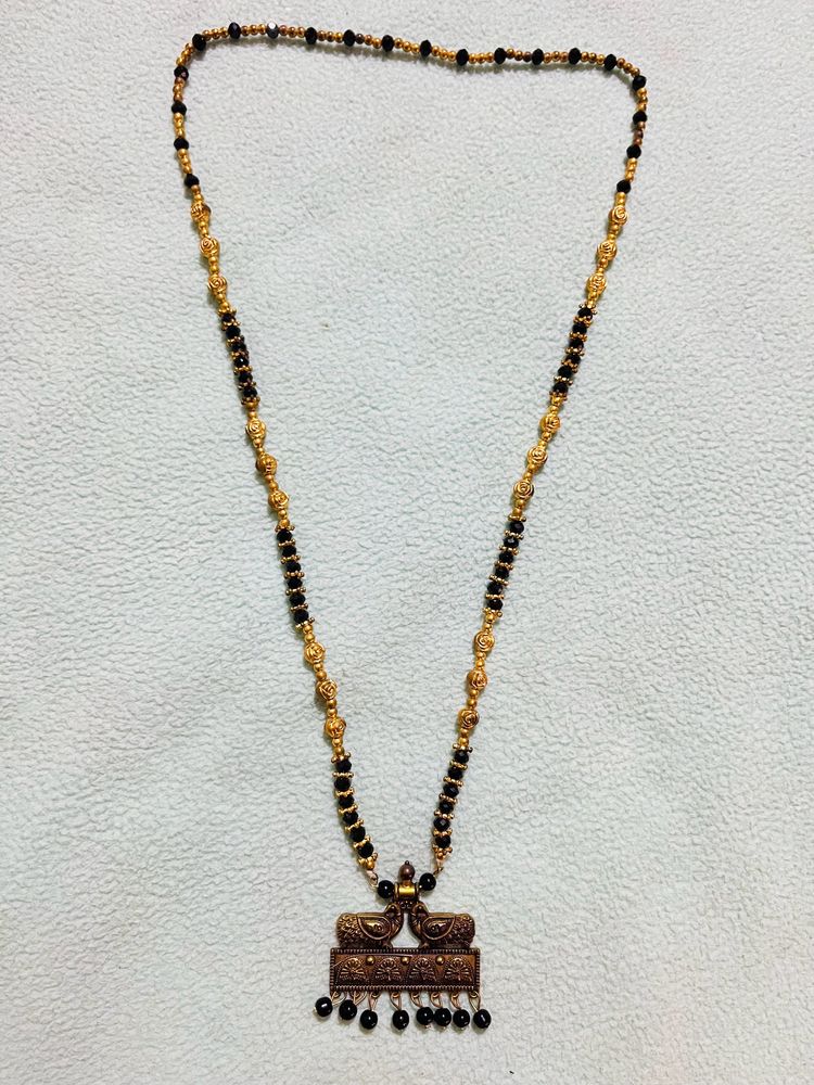 Golden Black Oxide Mangalsutra