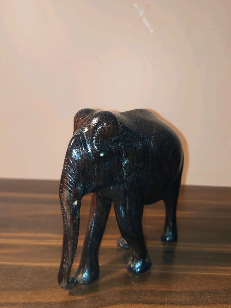 Handcrafted Wooden Elephant Miniature