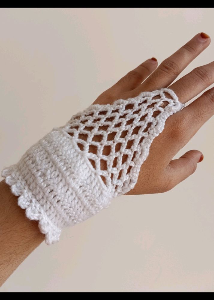 Pack 2 Crochet Finger Gloves