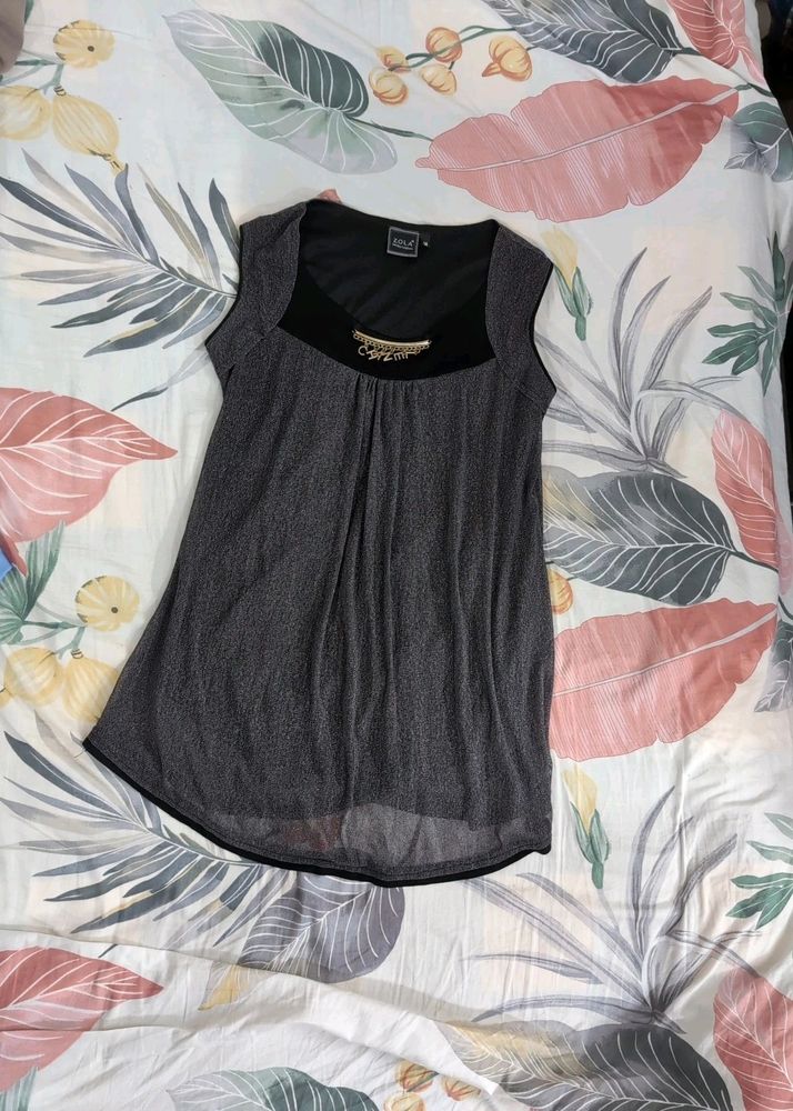 Charcoal Shimmery Chic Top ♡