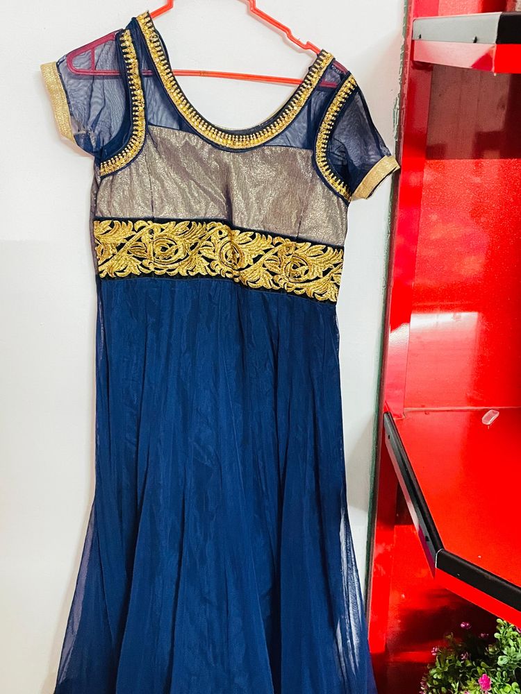 Ethnic Blue Gown