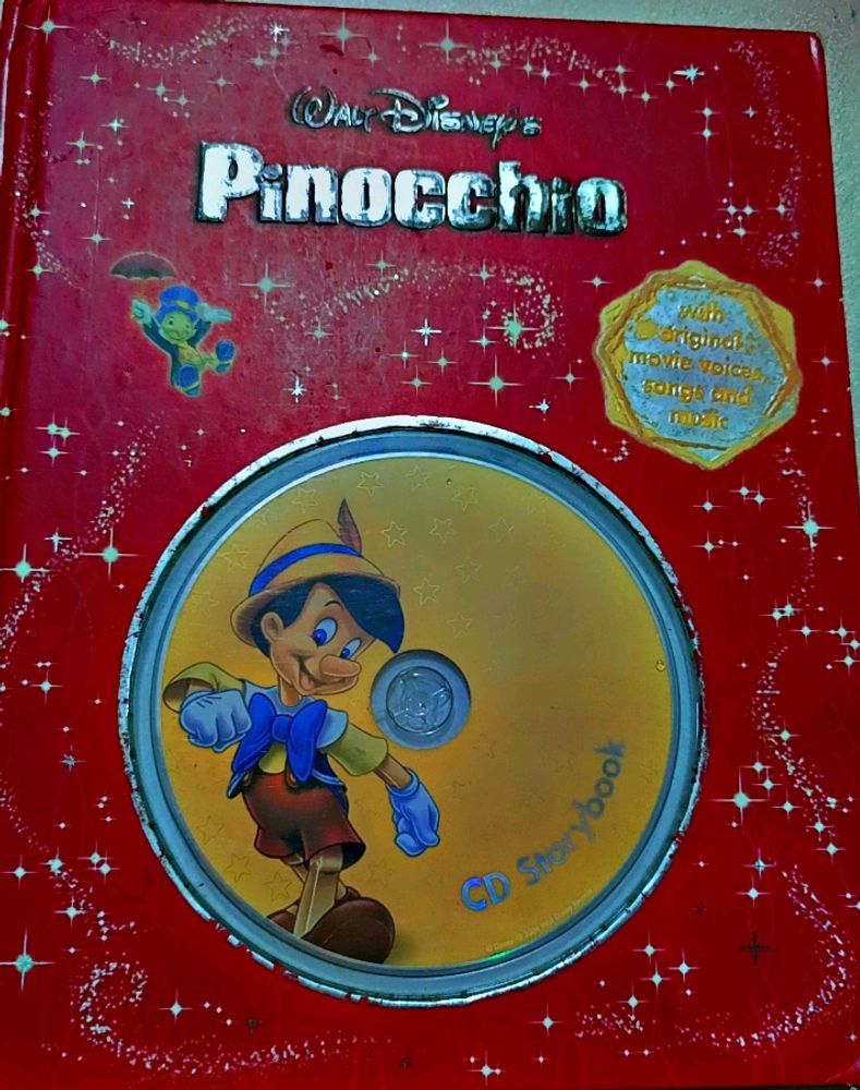 Imported Pinocchio Cd Story Book