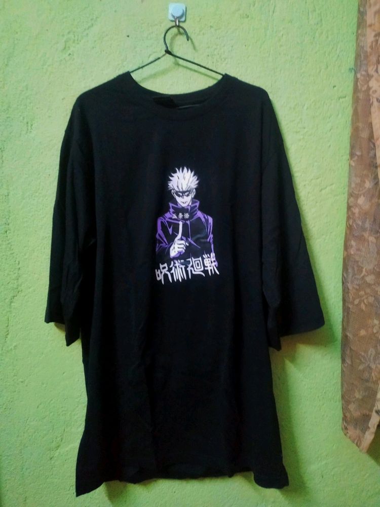 Gojo Satoru/Jujutsu Kaisen Anime Black Tshirt