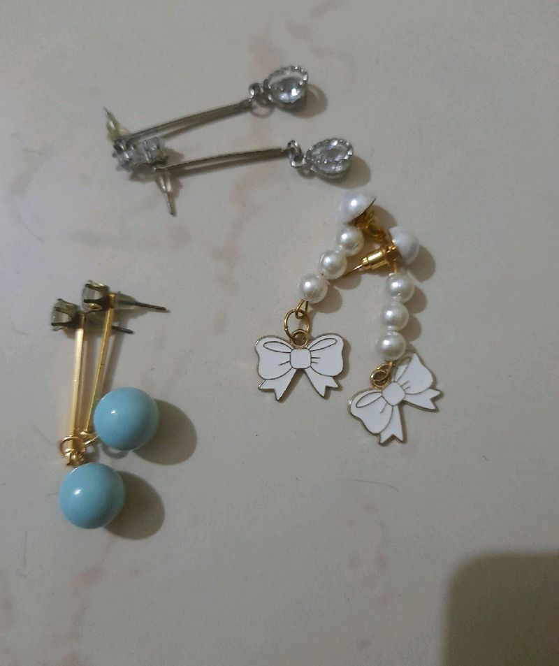 Pack Of 4 Earrings