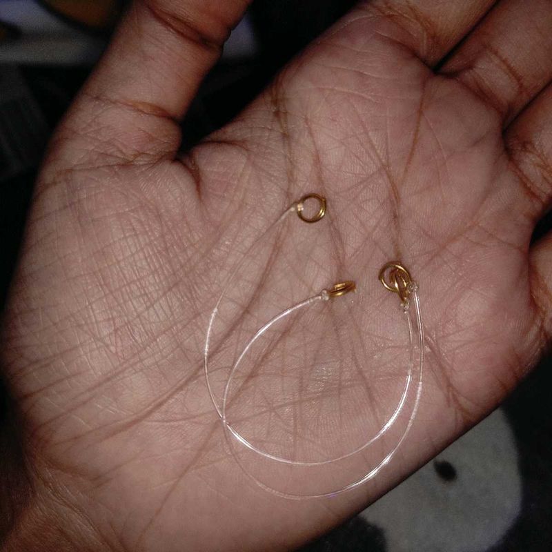 Transparent Earring Chains ⛓️