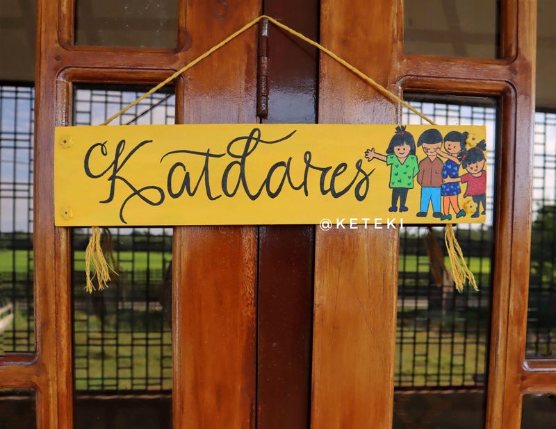 Wooden Name Plate