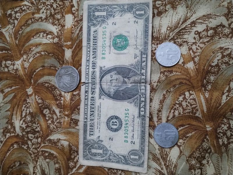 Indian & Usa Currency