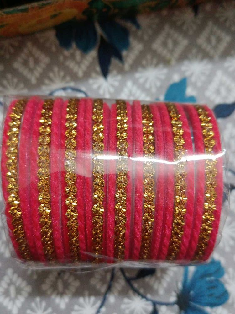 Walvet Light Pink Bangles