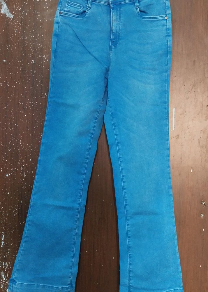 Light Blue Flared Jeans