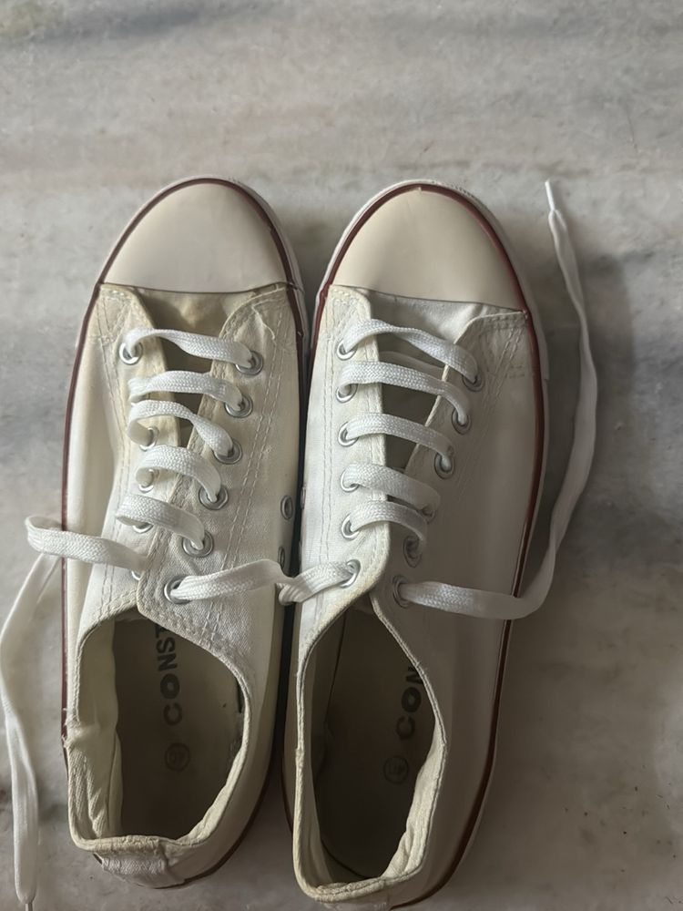 White Converse Shoes