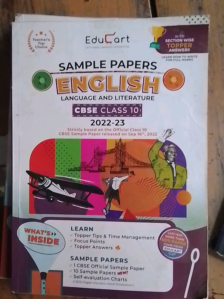 Educart English Sample Paper Class 10