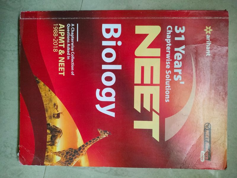 New Arihant Neet Biology Pyq Book Unused