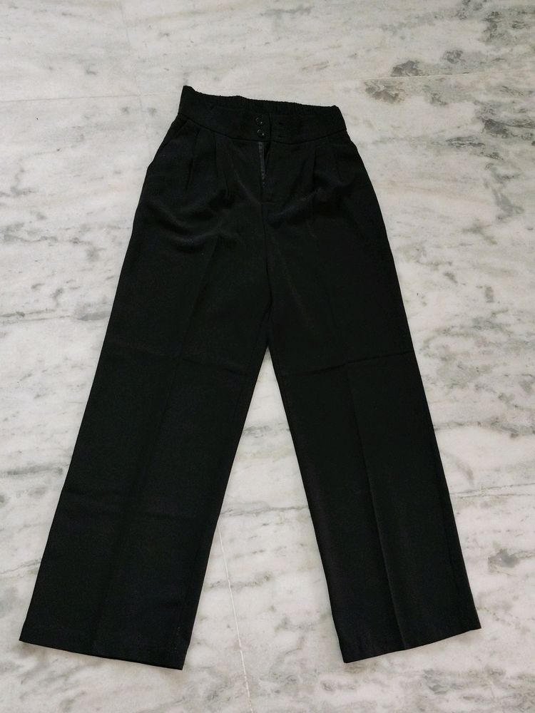 Korean Black Trouser For Ladies