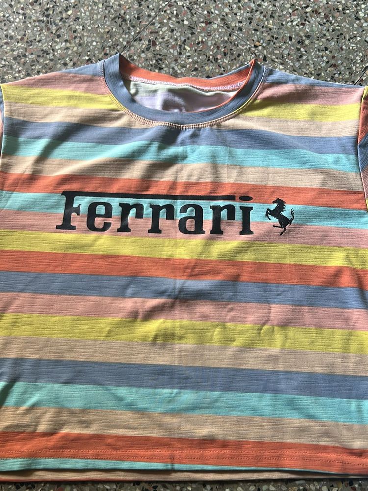 Ferrari Girls Crop Top