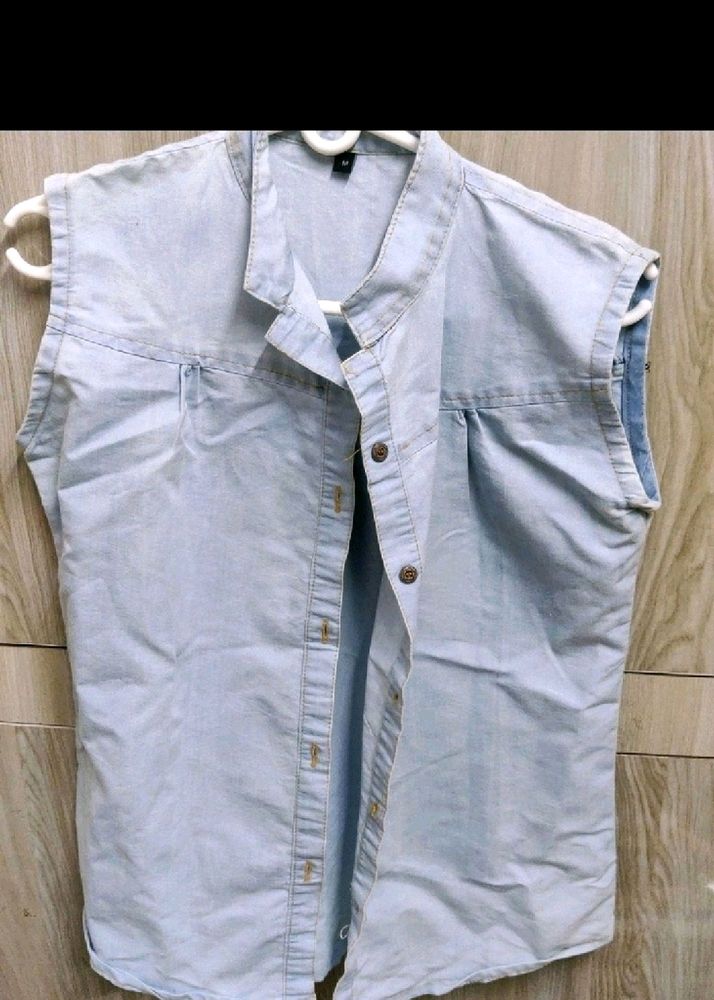 Denim College Wear Shirt