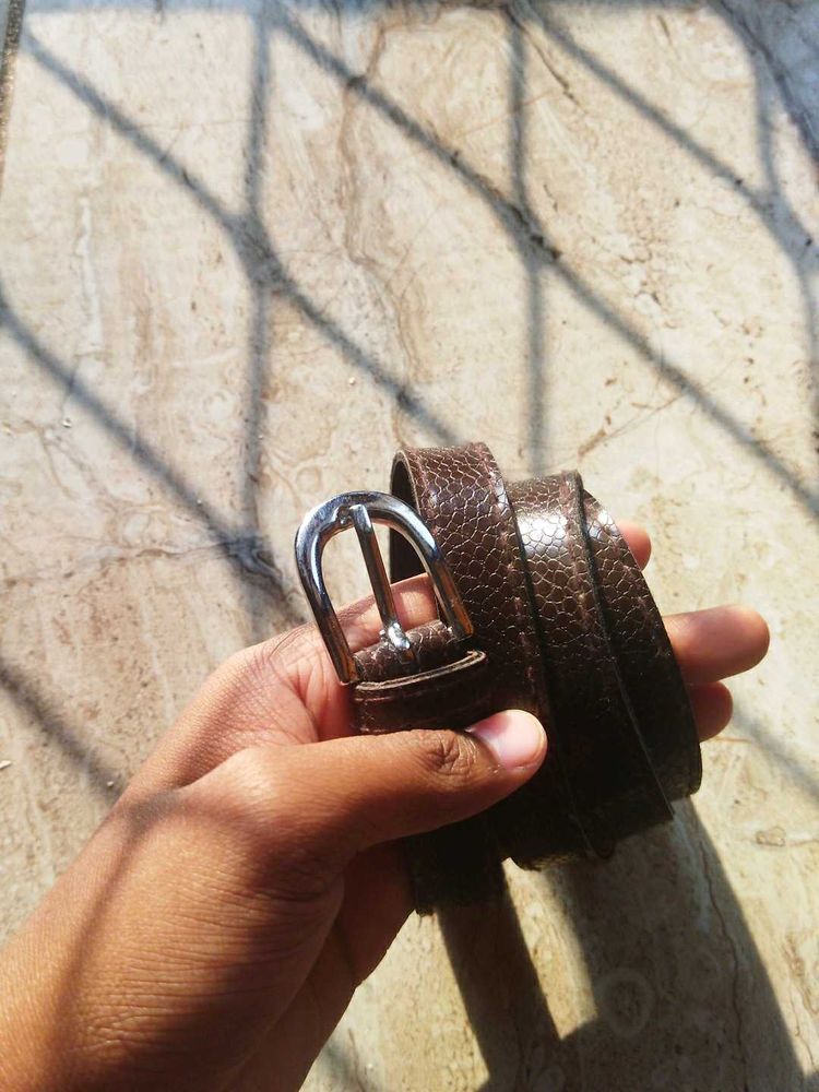 Brown Colour Korea aesthetic Beautiful Belt