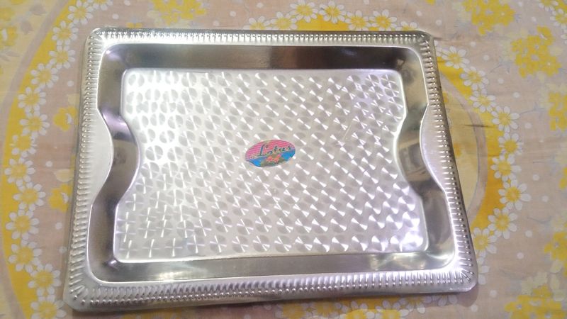 Stainless Steel Serving Tray