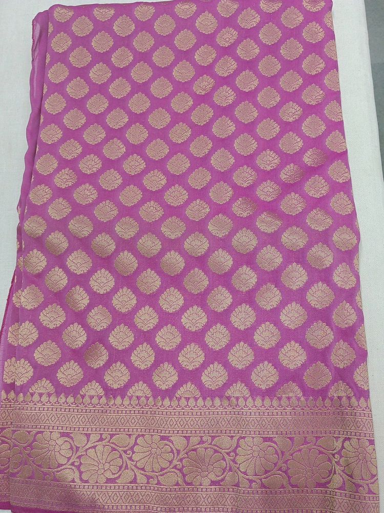 Pink Colour Saree