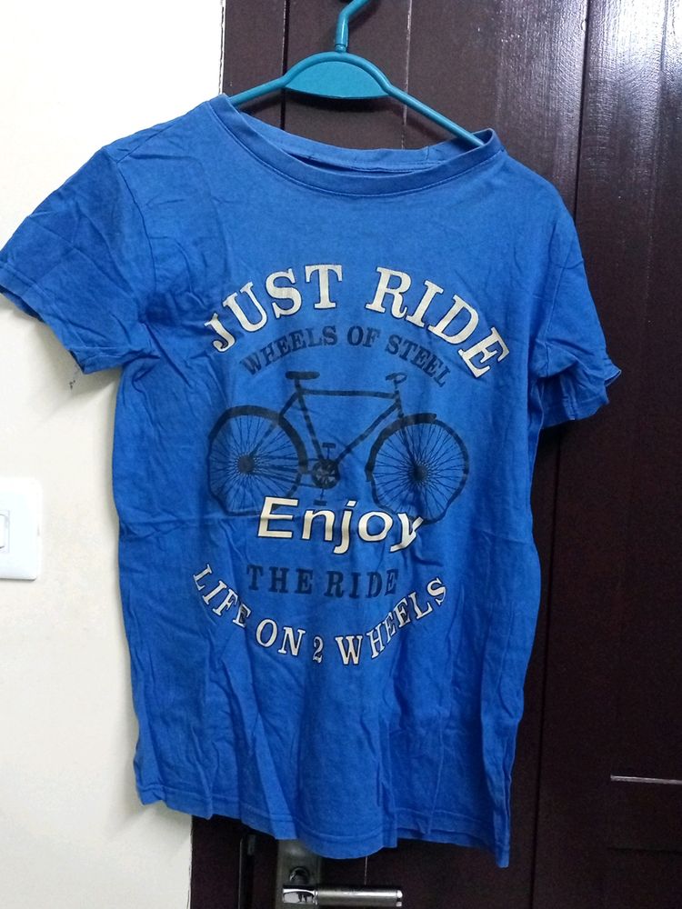 Blue Cycle Tshirt (WOMEN)