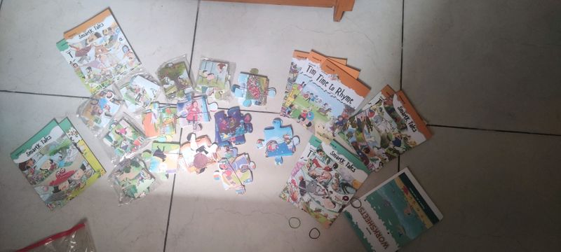 puzzles story & story books one worksheet book & rhymes book