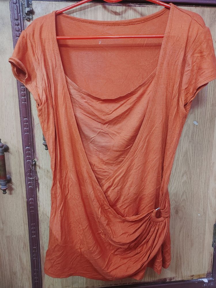 Rust Colour Stylish Top