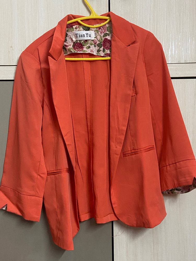 Very Beautiful Orange Blazer