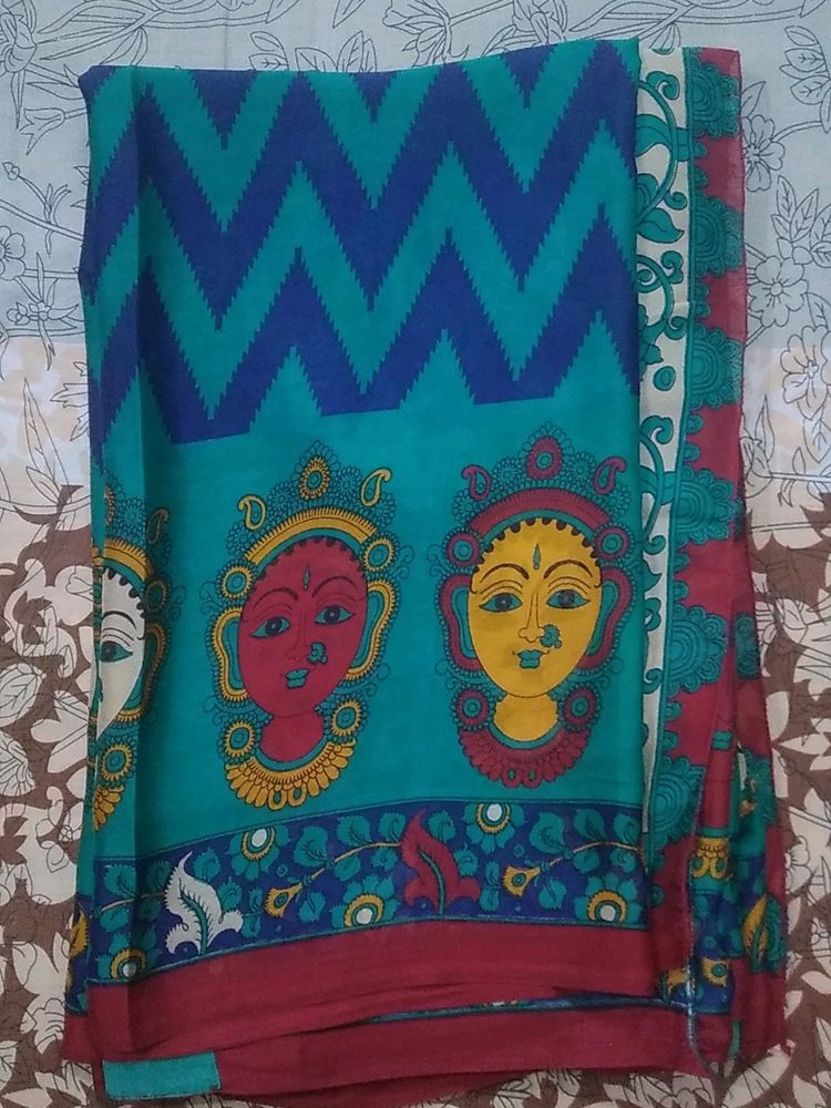 Chiffon Saree With Beautiful Print