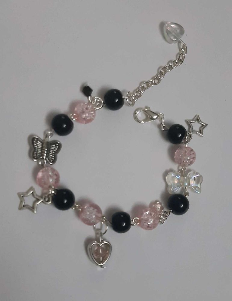 Black & Pink Inspired bracelet