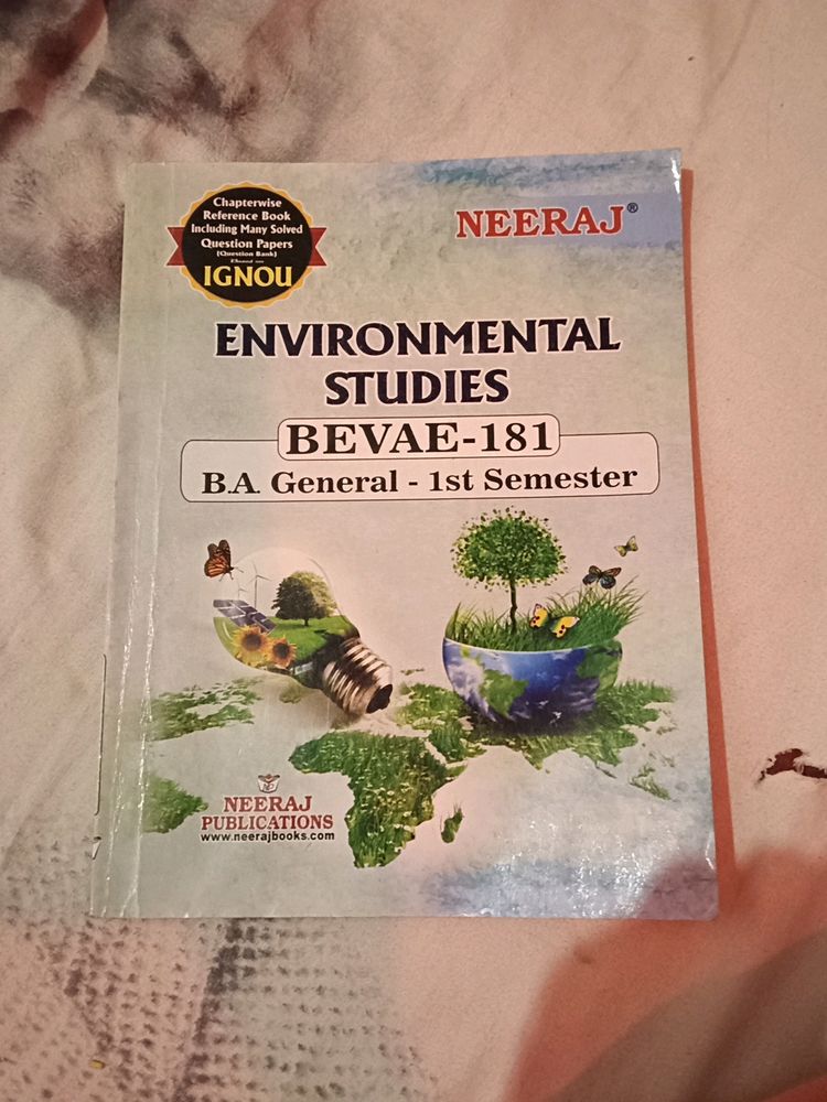 Environmental Study BA 1st Semester