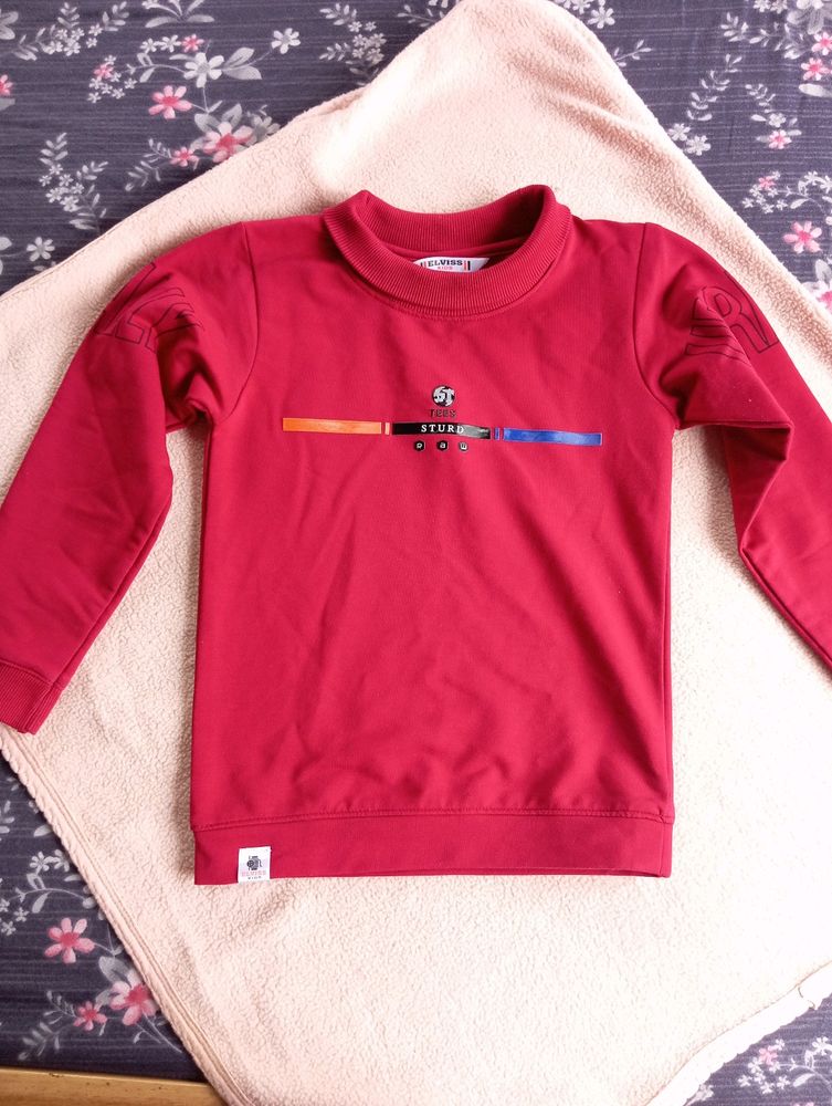 Boys High Neck T Shirt