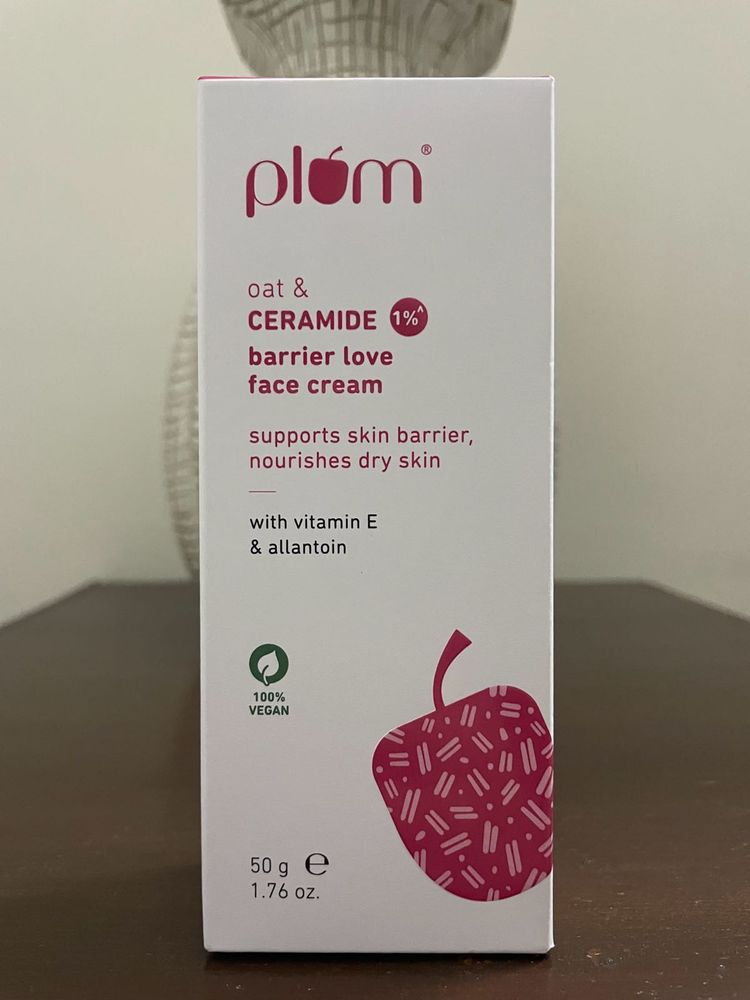 Plum Oat & Ceramide Face Cream New