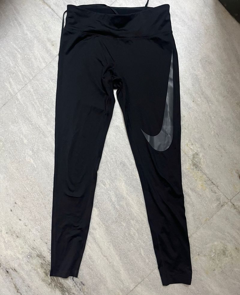 nike black fitted tight leggings gym sports