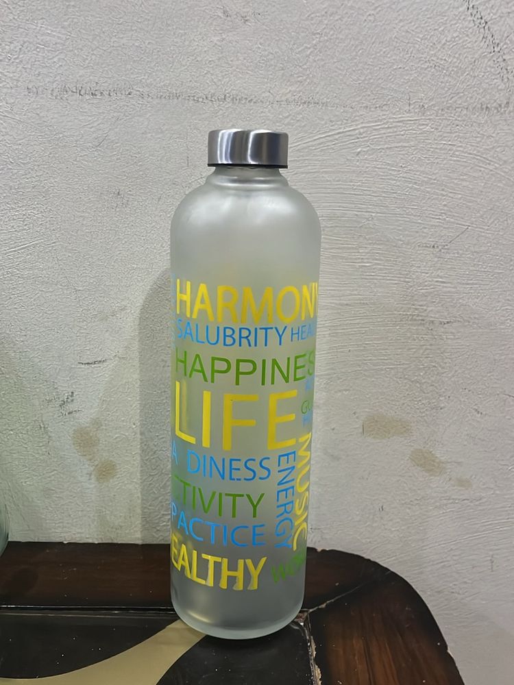 A yoga bottle