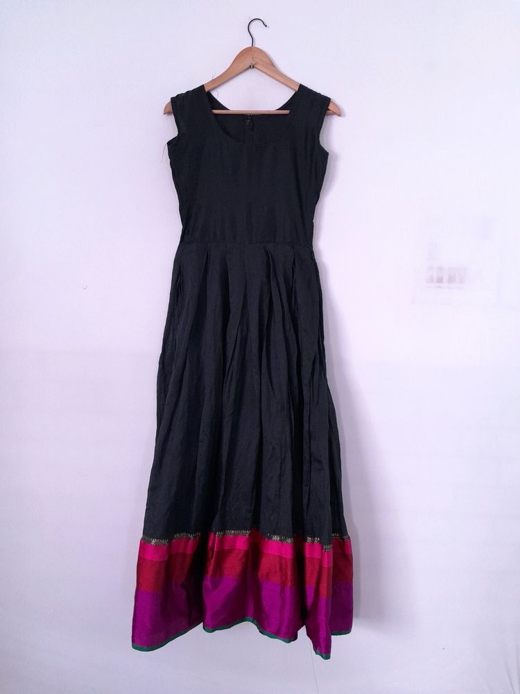 Black Pleated Dress (Women's)