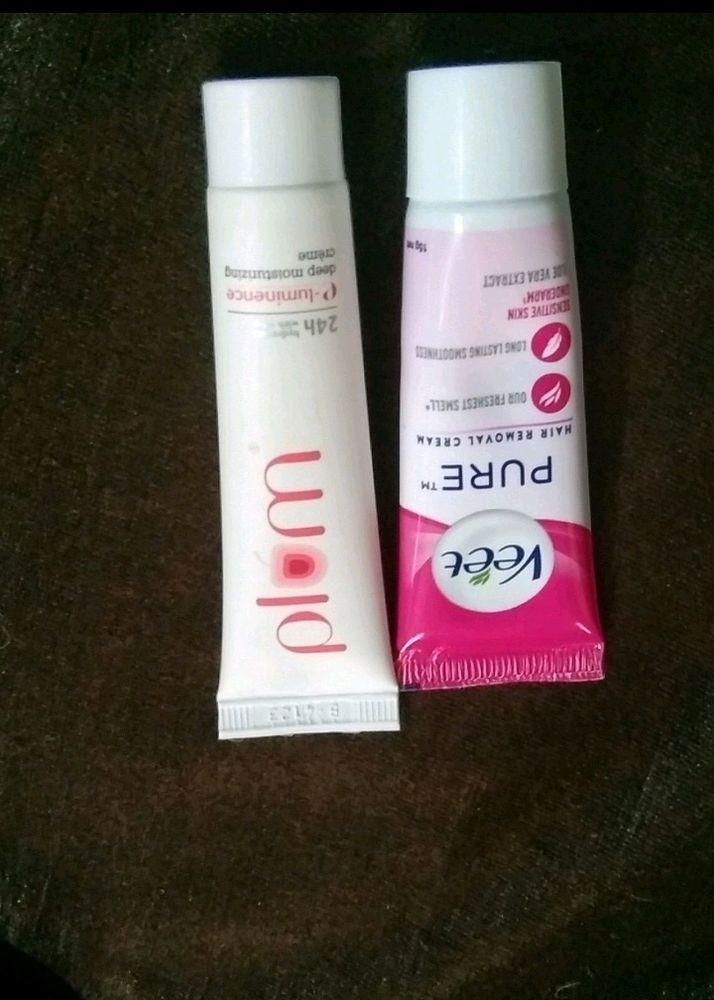 Moisturizer And Veet Cream