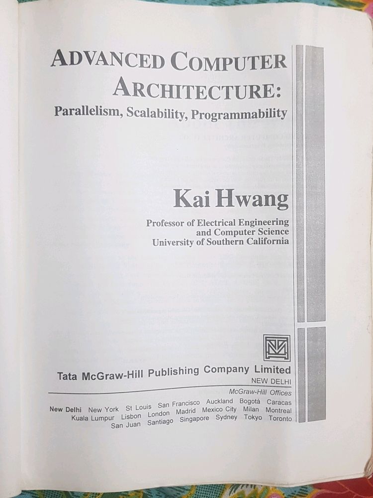 Advanced Computer Architecture By KAI HWANG