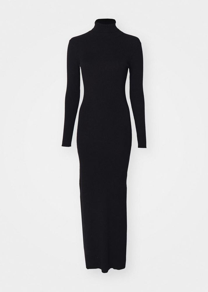 Imported Black Long Bodycon Dress