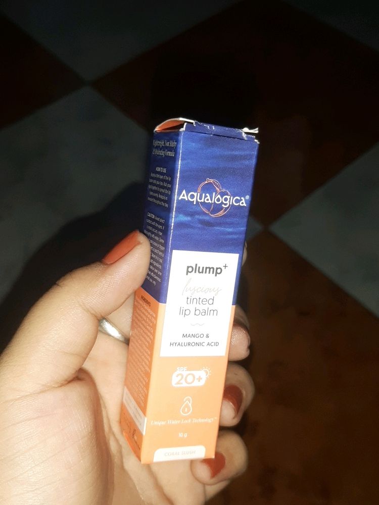 Aqualogica Plump Tinted Lip Balm