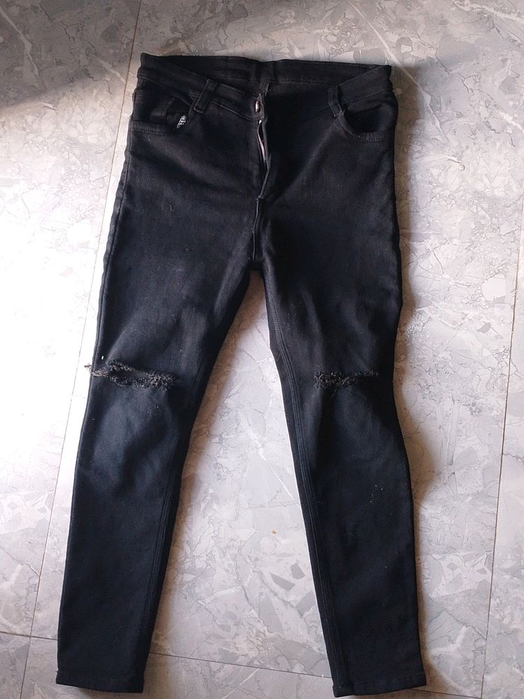 Stretchable Zara Black Jeans