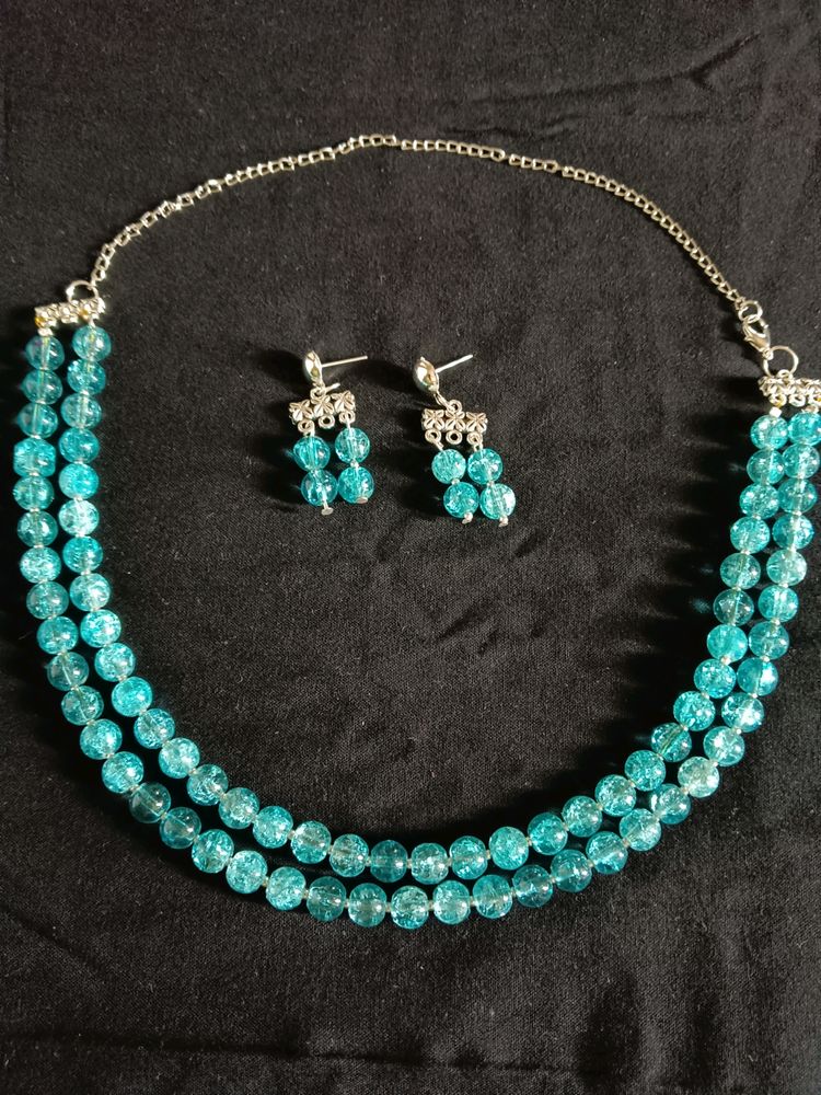 Glass Bead Necklace Set