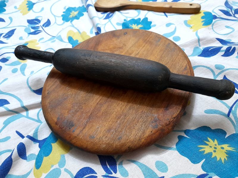 Chakla Belan, Roti Tongs,wooden Spatula