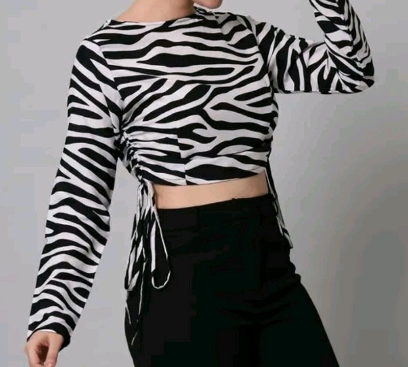 New Zebra Print Top